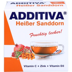 ADDITIVA heißer Sanddorn Pulver Sachets Produktbild