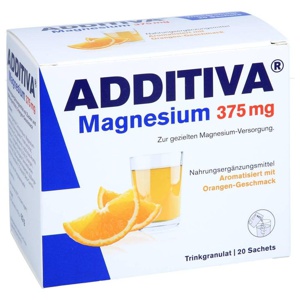 ADDITIVA Magnesium 375 mg Sachets Orange Produktbild