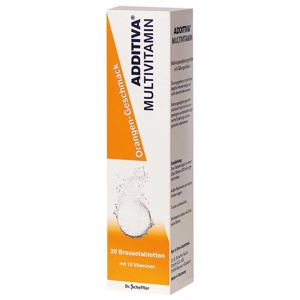 ADDITIVA Multivit.Orange R Brausetabletten Produktbild