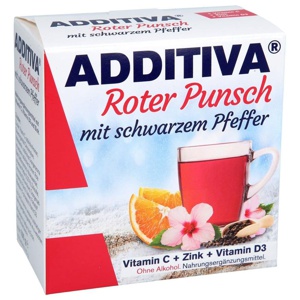 ADDITIVA Roter Punsch mit schwarzem Pfeffer 100 g Pulver Produktbild