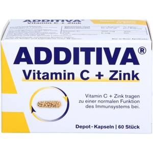 Additiva Vitamin C Depot 300, 60 St Kapseln Produktbild