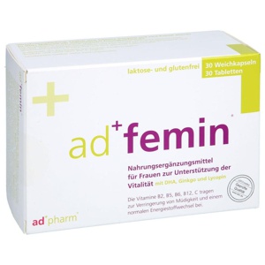 ADFEMIN Monatspackung 30 Weichkaps.+30 Tabl. Produktbild