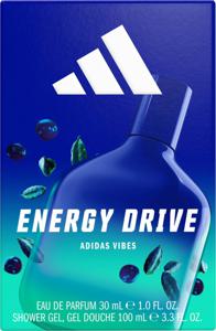 Adidas Gift Set Energy Drive EdP 30 ml + Shower Gel 100 ml produkt bild