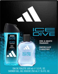 Adidas Gift Set Ice Dive Eau De Toilette 100 ml + Shower Gel 250 ml produkt bild