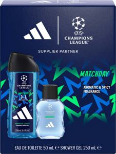 Adidas Gift Set UEFA Match Day Eau De Parfum 50 ml + Shower Gel 250 ml produkt bild
