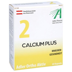Adler Ortho Aktiv Nr. 2 – Calcium Plus 60 St Kapseln Produktbild