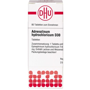 ADRENALINUM HYDROCHLORICUM D 30 Tabletten Produktbild