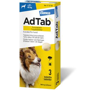 AdTab 900 mg Tuggtabletter för Hund_22–45 kg