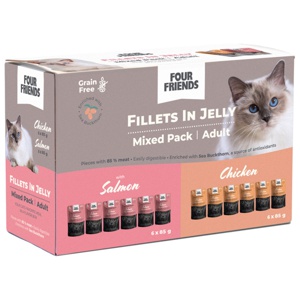 Adult in Jelly Mix 12-pack Våtfoder till Katt - 12 st x 85 g produkt bild