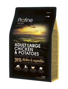 Dog Adult Large Chicken & Potatoes Torrfoder till Stora Hundar - 3 kg produkt bild