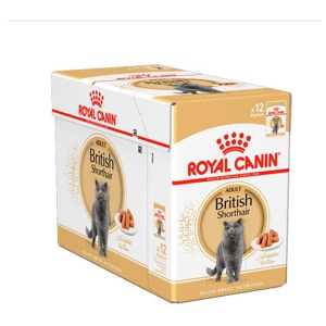 Adult Paté, menuboks pouch British Shorthair 12x85 g produktbillede