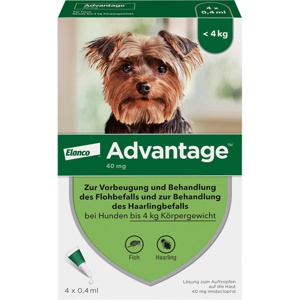 ADVANTAGE 40 Lösung f.Hunde bis 4 kg Produktbild