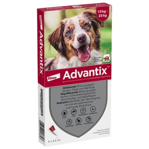 ADVANTIX Spot-on Lösung für Hunde 10–25 kg zum Auftragen auf die Haut Produktbild