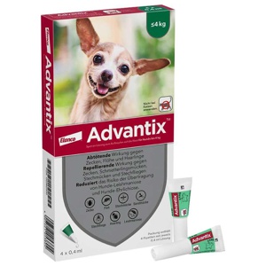 ADVANTIX Spot-on Lsg.z.Auftr.a.d.H.f.Hund bis 4 kg Produktbild