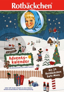 Rabenhorst Rotbäckchen Adventskalender, 3000 ml Saft Produktbild