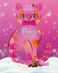 Adventskalender Purrs med chokladtryfflar 24 luckor Monty Bojangles produkt bild