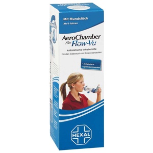 AEROCHAMBER Inhalierh.o.Maske f.Erw.u.Kinder Produktbild