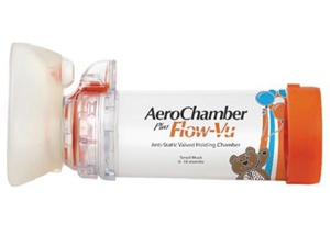 AeroChamber Plus Flow-Vu Inhalasjonskammer 0-18 mnd produktbilde