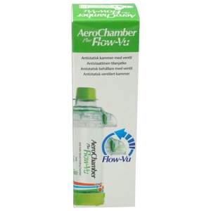 AeroChamber Plus Flow-Vu m/ Munnstykke Barn 1 stk produktbilde