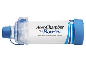 AeroChamber Plus Flow-Vu m/ Munnstykke Voksen 1 stk produktbilde