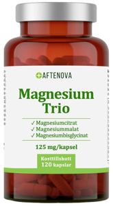 AfteNova Magnesium Trio 125 mg 120 kapslar produkt bild