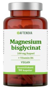 AfteNova Magnesiumbisglycinat 100 mg 90 kapslar produkt bild
