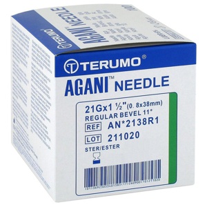 AGANI Kanüle 21 G 38 mm grün Produktbild