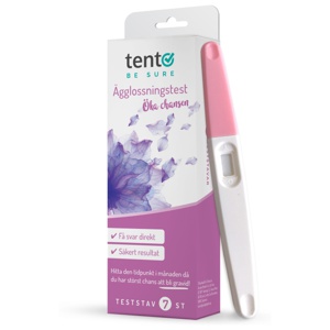 Tento BE SURE Ägglossningstest Stav 7 st produkt bild