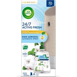 Air Wick Active Fresh Auto Spray Starter Kit, Cotton produkt bild