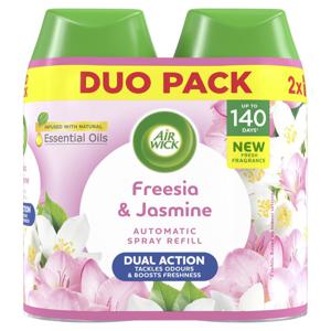 Air Wick Freshmatic Automatic Spray Duo Refill Freesia & Jasmine 2 x 250 ml produkt bild