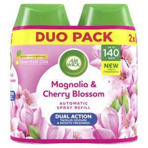 Air Wick Freshmatic Automatic Spray Duo Refill Magnolia & Cherry Blossom 250 ml produkt bild