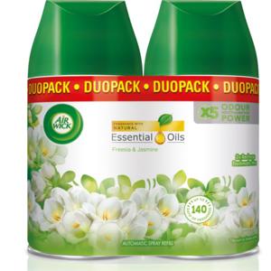 Air Wick Freshmatic Doftspridare Refill Duopack Freesia & Jasmine 2x250 ml produkt bild