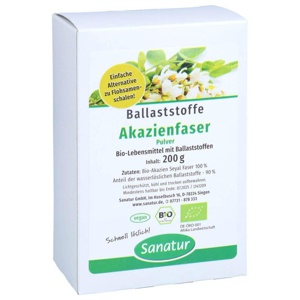 AKAZIENFASER Ballaststoffe Pulver Produktbild
