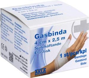 AKLA Självhäftande gasbinda 4 cm x 2,5 m produkt bild