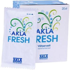 AKLAfresh oparfymerad våtservett 20 st produkt bild
