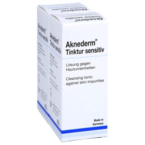Aknederm Tinktur sensitiv 2x50ml 2X50 ml Tinktur Produktbild