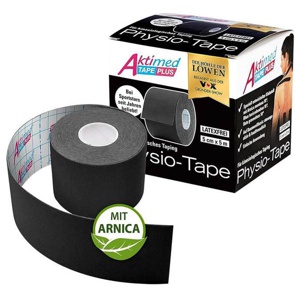 Aktimed Tape Plus elastisch mit Zusatzn.5cmx5m black, 1 St Verband Produktbild
