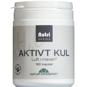Aktivt kul - 180 kapsler produktbillede