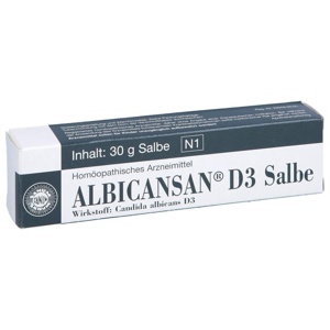 ALBICANSAN D 3 Salbe Produktbild