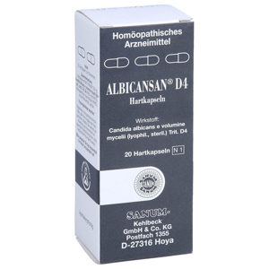 ALBICANSAN D 4 Kapseln Produktbild