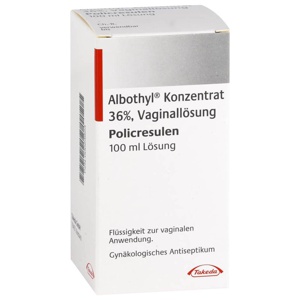 ALBOTHYL Konzentrat 36% Vaginallösung Produktbild