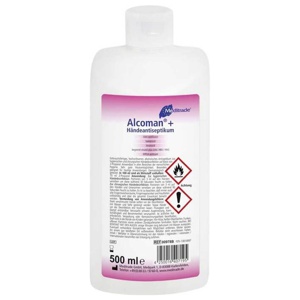 Alcoman + Händeantiseptikum, 500 ml Lösung Produktbild
