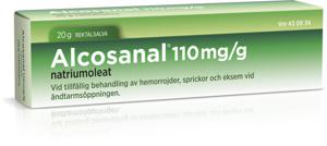 Alcosanal, rektalsalva 110 mg/g 20 gr produkt bild