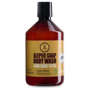 Alepeo Aleppo Bodywash 40% Lagerbärsolja Eco Cosmos Organic Duschkräm 500 ml produkt bild