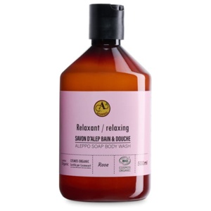 Alepeo Bodywash 5% Lagerbärsolja Rose 500 ml produkt bild