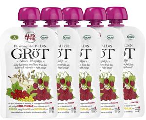 Alex&Phil Gröt med Hallon & Röda Vinbär, 5-pack produkt bild