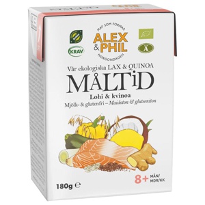 Alex&Phil Måltid Lax & Quinoa 200 g produkt bild