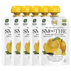 Alex&Phil Smoothie Apelsin & Quinoa 5 x 100g produkt bild