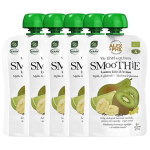Alex&Phil Ekologiska Kiwi- & Quinoa Smoothie 5-pack produkt bild