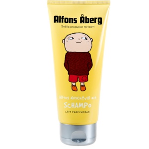 Alfons Åberg Alfons duschtvål och shampo 200 ml Produktbild